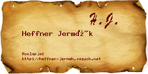 Heffner Jermák névjegykártya